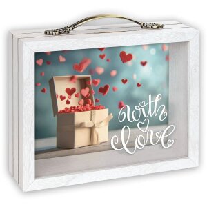 ZEP Деревянный стеклянный ящик для денег Andy White...