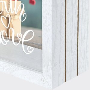 ZEP Деревянный стеклянный ящик для денег Andy White...