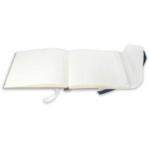 ZEP Фотоальбом Busta Blue 30x24 см 60 белых страниц glassine итальянский дизайн