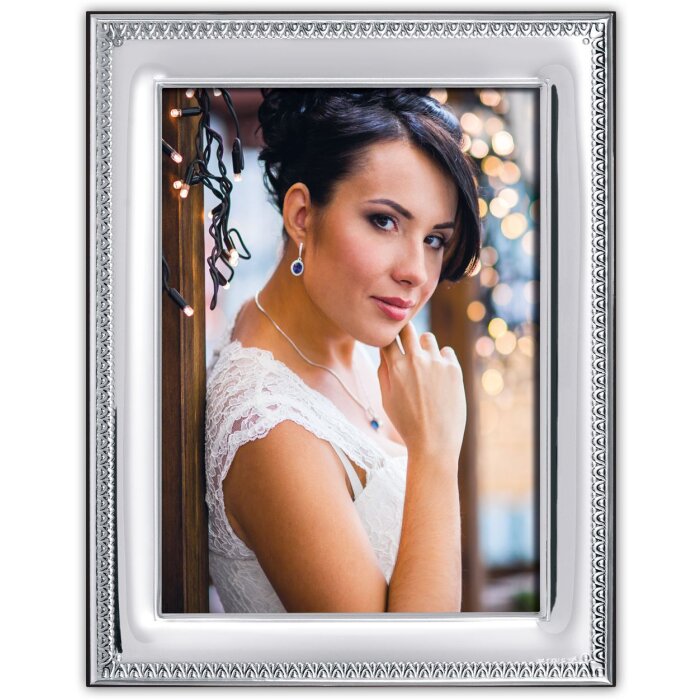 Фоторамка ZEP Alessandria 15x20 см деревянный задник с серебряным напылением