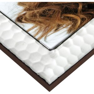 ZEP Macerata Bilderrahmen 15x20 cm versilbert mit Holzrücken