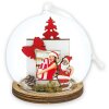 ZEP Рождественская безделушка Франц дерево пластик фото 3,5x4,5 см 9 см Рождество