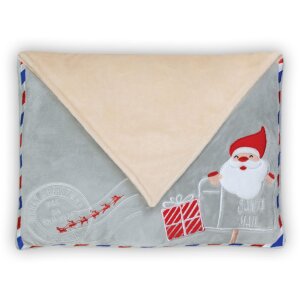 Weihnachts-Fotokissen Umschlagform Plüschstoff 10x15...