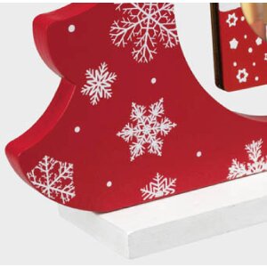 ZEP LK373 Деревянная фоторамка Lothar Red 16x4,5x19 см для фотографии 6x6 см