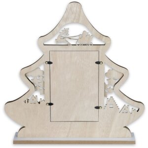 ZEP Рождественская фоторамка Julia wood 10x15 см праздничный дизайн оленьи сани