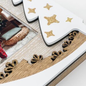 ZEP ZT3446 Sestriere Деревянная фоторамка 10x15 см Рождественское золото