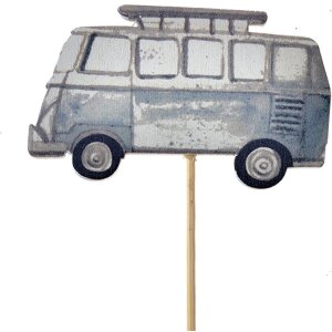 Clayre & Eef 65651 Pflanzenstecker Bus Holz Vintage...