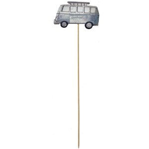 Clayre & Eef 65651 Pflanzenstecker Bus Holz Vintage...