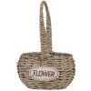 Clayre & Eef 65715 Körbe Set 2 Stück Seegras Flower 20x16/28x16 cm