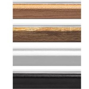 Walther Silhouette Holzrahmen 18x24 cm Buche gewaschenes Klarglas