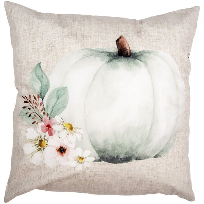 Clayre & Eef CSP22 Kissenhülle Beige Grau 45x45 cm Polyester Landhausstil