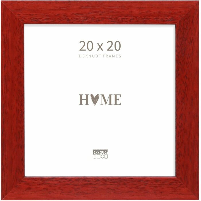 Deknudt S226K4 Bilderrahmen Holz Rot 20x20 cm