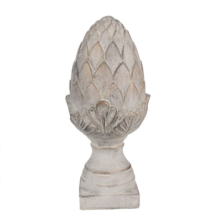 Clayre & Eef 6TE0545L Украшение Pinecone Stone Grey Ø 17x39 см