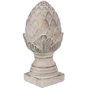 Clayre & Eef 6TE0545S Deko Kiefernzapfen Grau Stein...