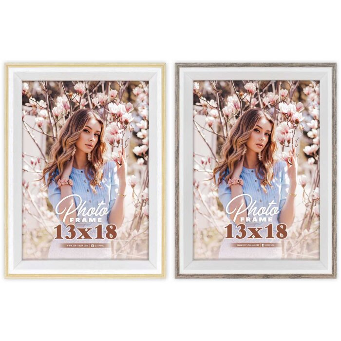 ZEP Bilderrahmen Essen natur braun Holz Klar 10x15 13x18 15x20 20x30 30x40