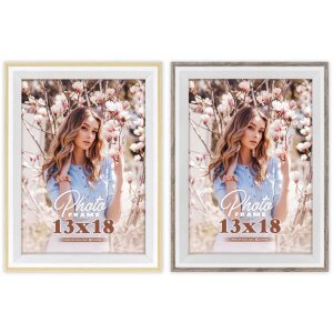 ZEP Bilderrahmen Essen natur braun Holz Klar 10x15 13x18 15x20 20x30 30x40