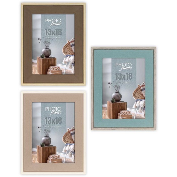 ZEP деревянная фоторамка Бохум природа в прозрачной стеклянной крышке 10x15 13x18 15x20 см