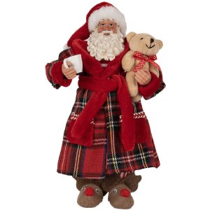 Clayre & Eef 65589 Украшение Дед Мороз красно-белое...