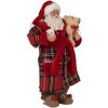 Clayre & Eef 65589 Украшение Дед Мороз красно-белое 16x10x27 см