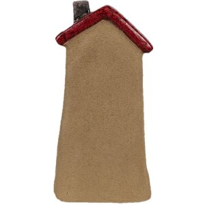 Clayre & Eef 6CE1775 Deko Haus Braun Rot Keramik...