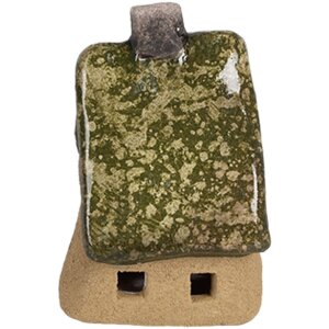 Clayre & Eef 6CE1780 Dekoration Haus Braun Grün Keramik 7x6x9 cm