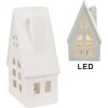 Clayre & Eef 6CE1794 Dekoration Haus LED Porzellan Beige 9x6x15 cm