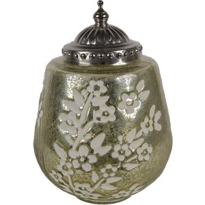 Clayre & Eef 6GL4596 LED Dekoration Glas Grün...