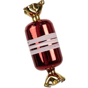 Clayre & Eef 6GL4647 Christbaumkugel Glas Rot...