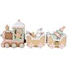 Clayre & Eef 6PR4266 Dekoration Zug Beige Rosa 45x12x19 cm Polyresin