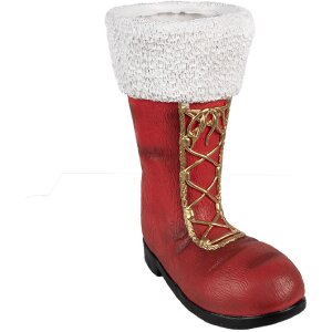 Clayre & Eef 6MG0048 Weihnachtsdeko Stiefel Rot...
