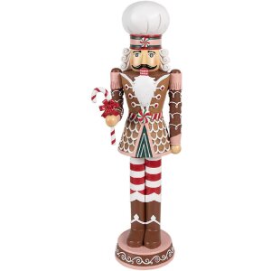 Clayre & Eef 6PR4256 Dekoration Nussknacker Braun...