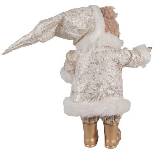 Clayre & Eef 65616 Декоративный медведь бежевый 22x16x36 см Стиль кантри