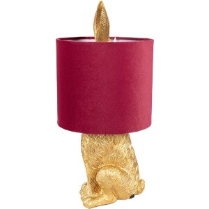 Clayre & Eef 6LMC0099GOVBU Tischlampe Kaninchen Gold...