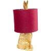 Clayre & Eef 6LMC0099GOVBU Настольная лампа Rabbit Gold Red Ø 20x43 см E27 60W