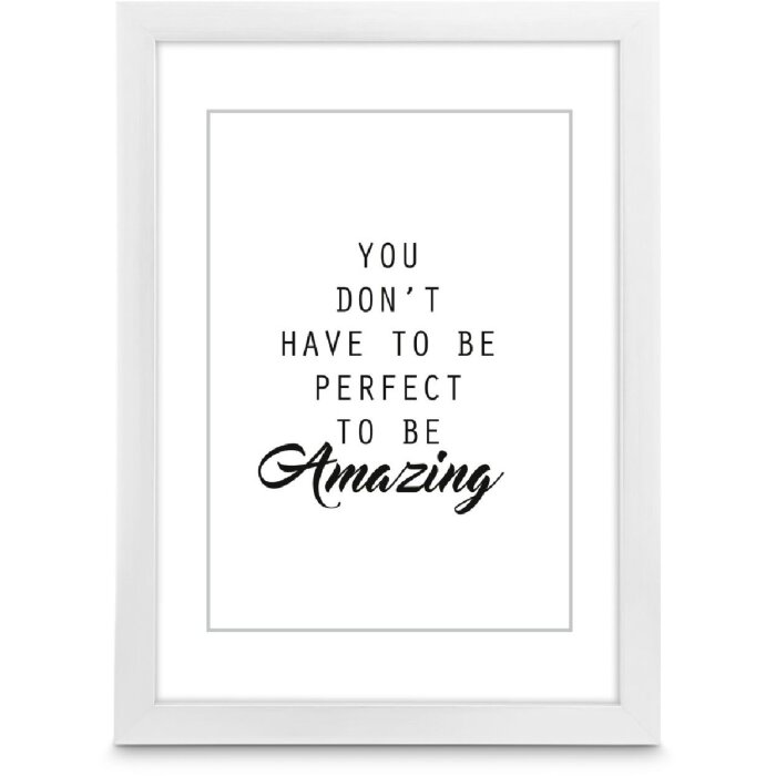 Hama Kunststoffrahmen Chiaro Weiß 40 x 60 cm