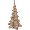 Clayre & Eef 6PR3905GG Weihnachtsbaum LED Braun Beige 26x23x42 cm 3xAA