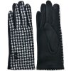Juleeze JZGL0101Z Handschuhe schwarz 9x23x1 cm elegantes Karomuster