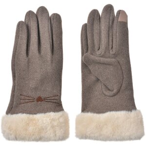 Juleeze JZGL0102KH Handschuhe Braun 9x23x2 cm weiches...