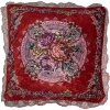 Clayre & Eef KT030.055 Kissenhülle Rot Violett Barock 55x55 cm