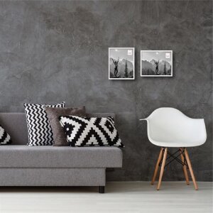 Haes Deco EF12W Easy Frame Kunststoff-Fotorahmen Weiß 20x25 cm