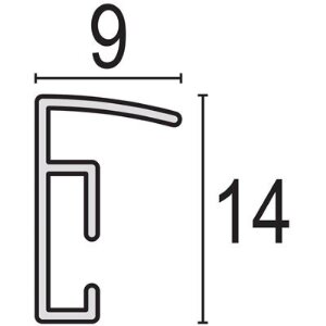 Пластиковая фоторамка Haes Deco EF5W Easy Frame White 30x40 см