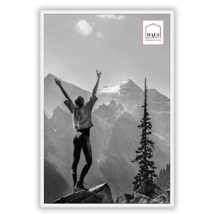 Haes Deco Kunststoff-Fotorahmen EF6W Easy Frame Weiß 30x45 cm