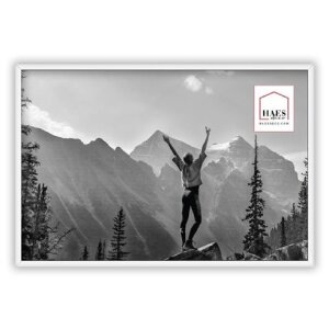 Haes Deco Kunststoff-Fotorahmen EF6W Easy Frame Weiß 30x45 cm