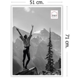 Haes Deco Kunststoff-Fotorahmen EF8W Easy Frame Weiß 50x70 cm