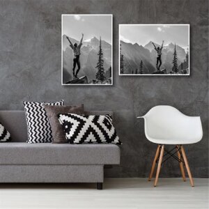 Haes Deco Kunststoff-Fotorahmen EF8W Easy Frame Weiß 50x70 cm