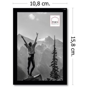 Пластиковая фоторамка Haes Deco EF1B Easy Frame Black 10x15 см