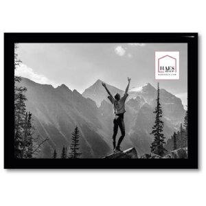 Пластиковая фоторамка Haes Deco EF1B Easy Frame Black 10x15 см