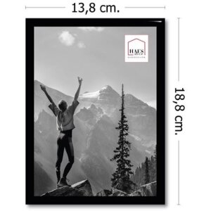 Haes Deco EF2B Easy Frame Пластиковая фоторамка черная 13x18 см