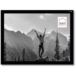 Haes Deco EF2B Easy Frame Пластиковая фоторамка черная 13x18 см