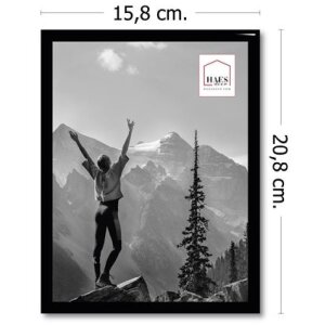 Haes Deco Пластиковая фоторамка EF3B Easy Frame Black 15x20 см